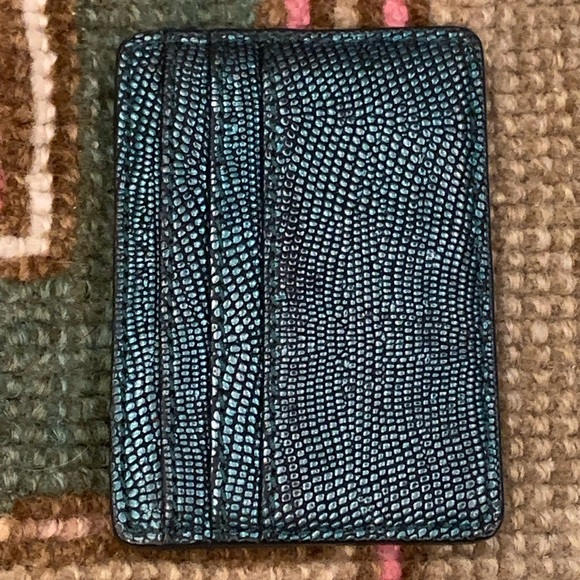 Tory burch python embossed card holder - Picture 4 of 4